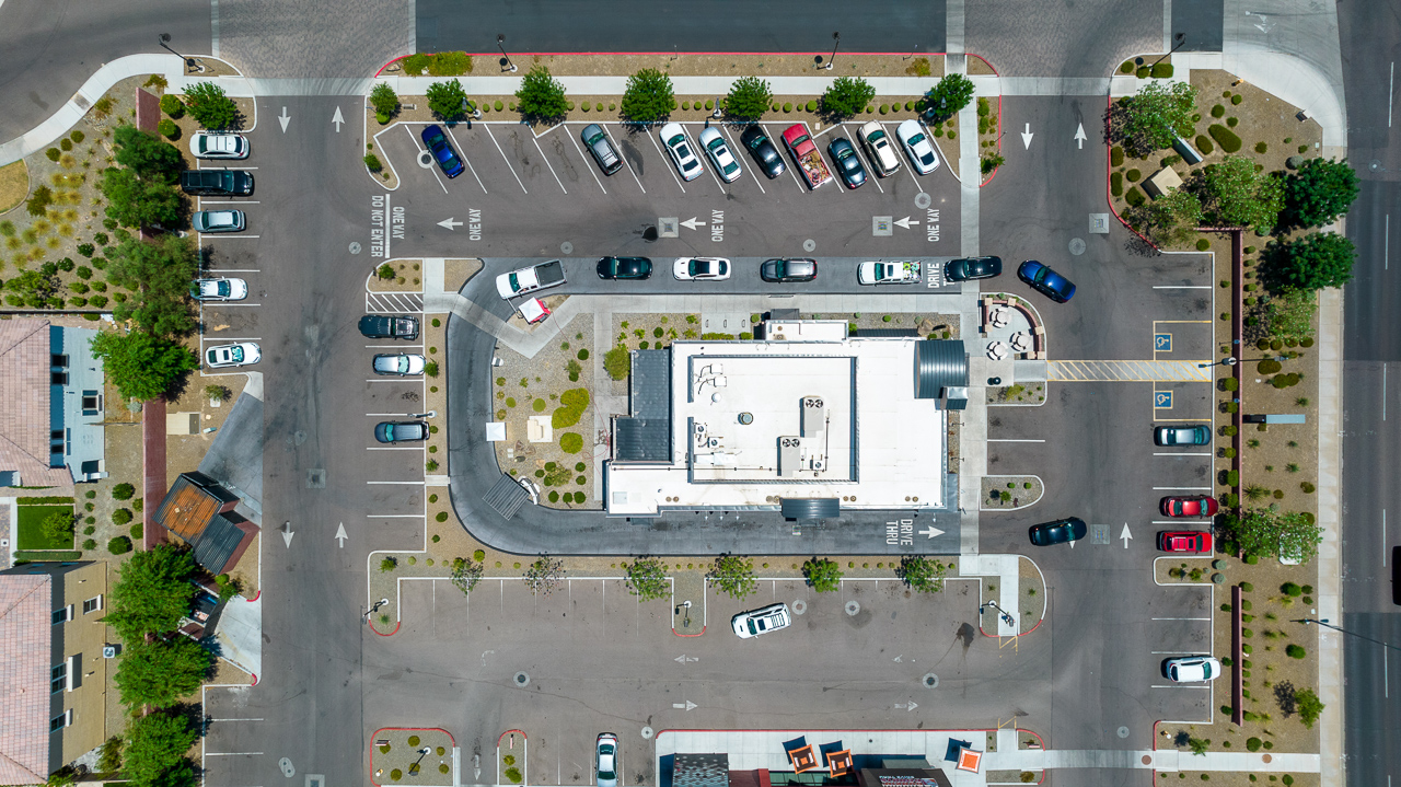 Commercial Aerial Real Estate Photography Example