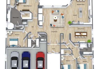 3D Residential Floor Plan