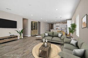 Transitional Living Room